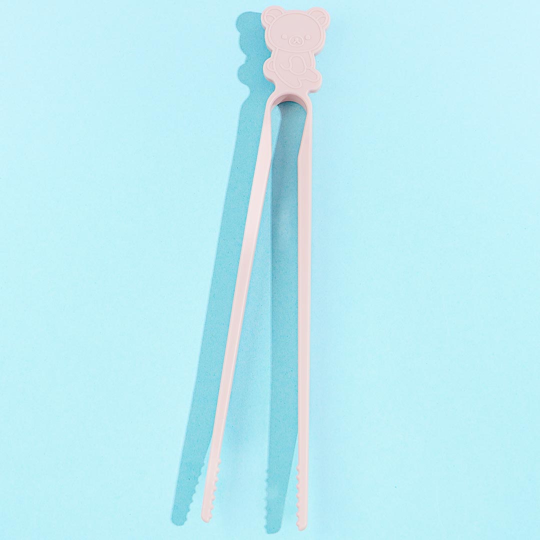 Rilakkuma Die-Cut Snack Tongs - Pink