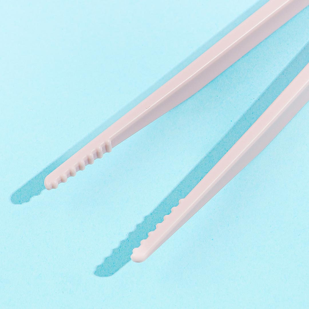 Rilakkuma Die-Cut Snack Tongs - Pink