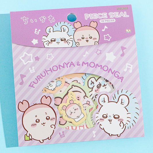 Chiikawa Furuhonya & Momonga Piece Seal Stickers
