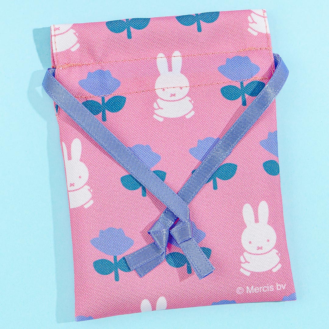 Miffy Rose Drawstring Pouch