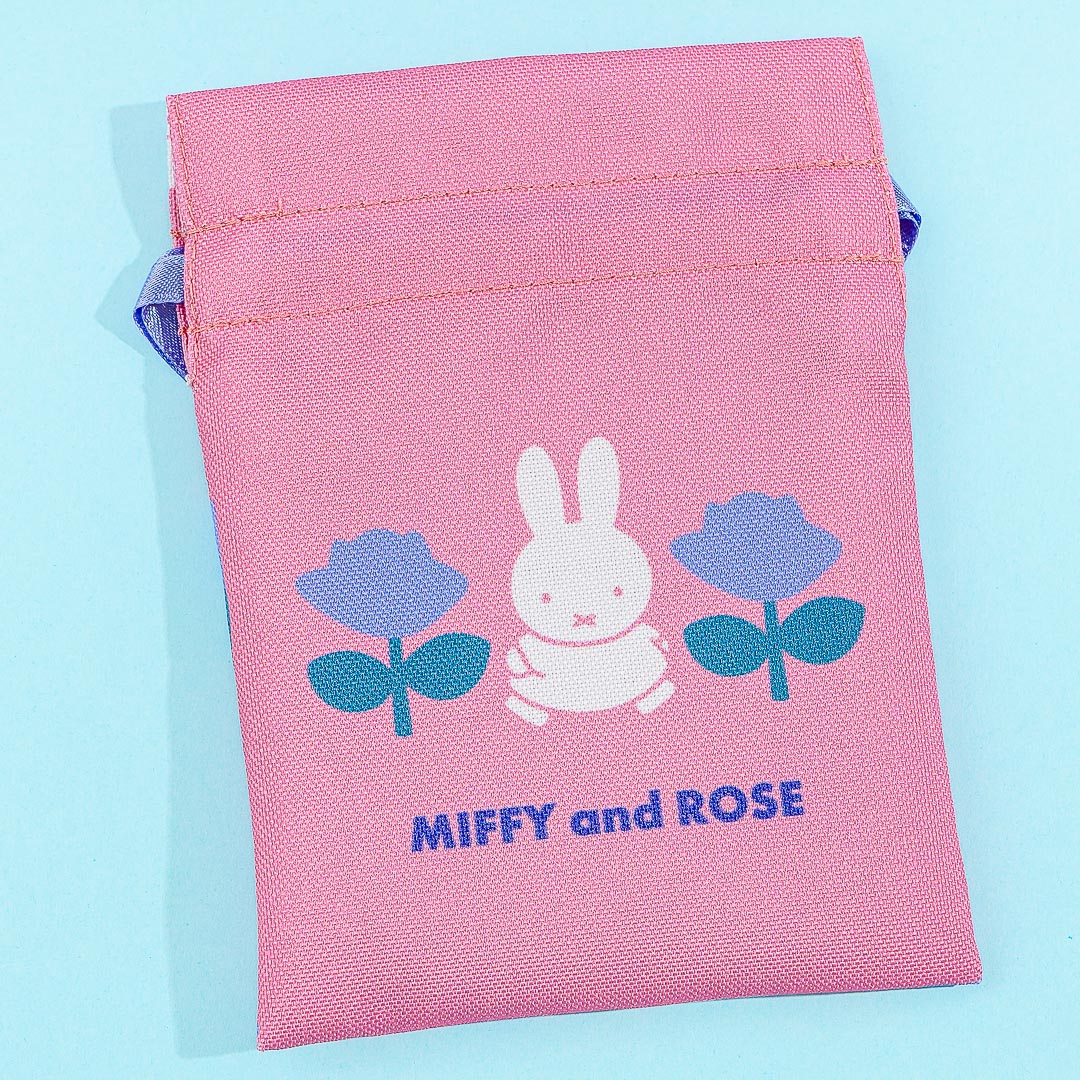 Miffy Rose Drawstring Pouch