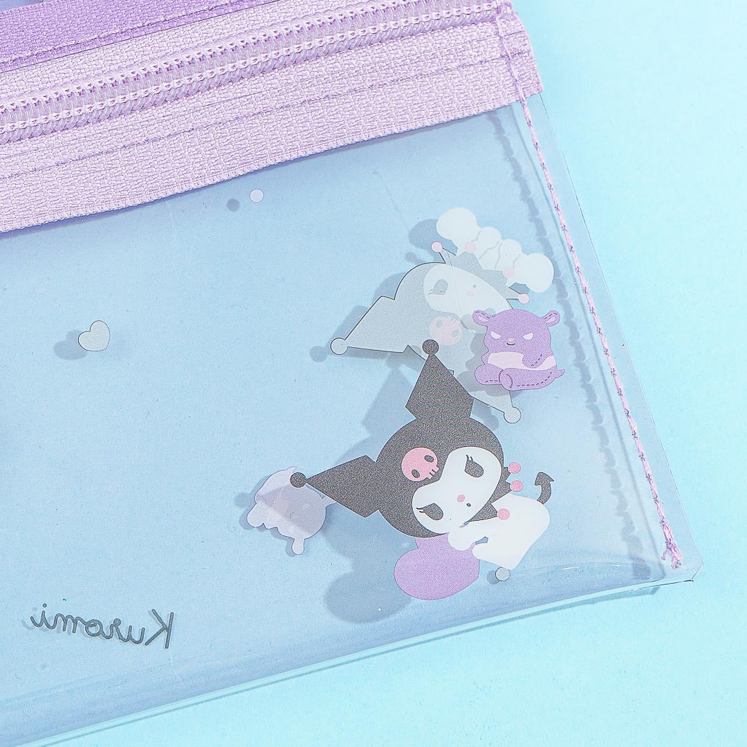 Kuromi 2-Way String Shoulder Clear Pouch