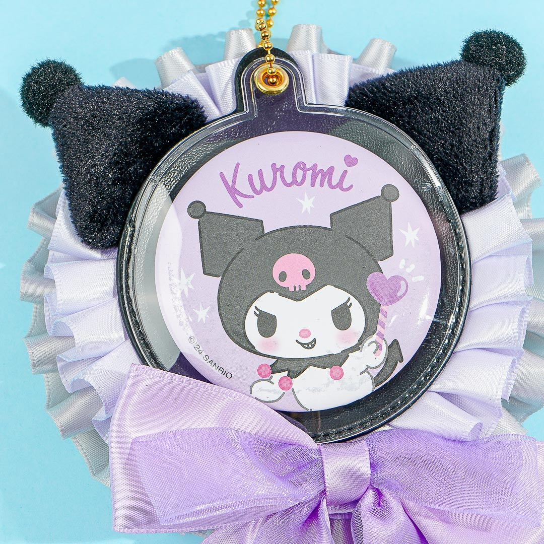 Kuromi Rosette Cane Charm