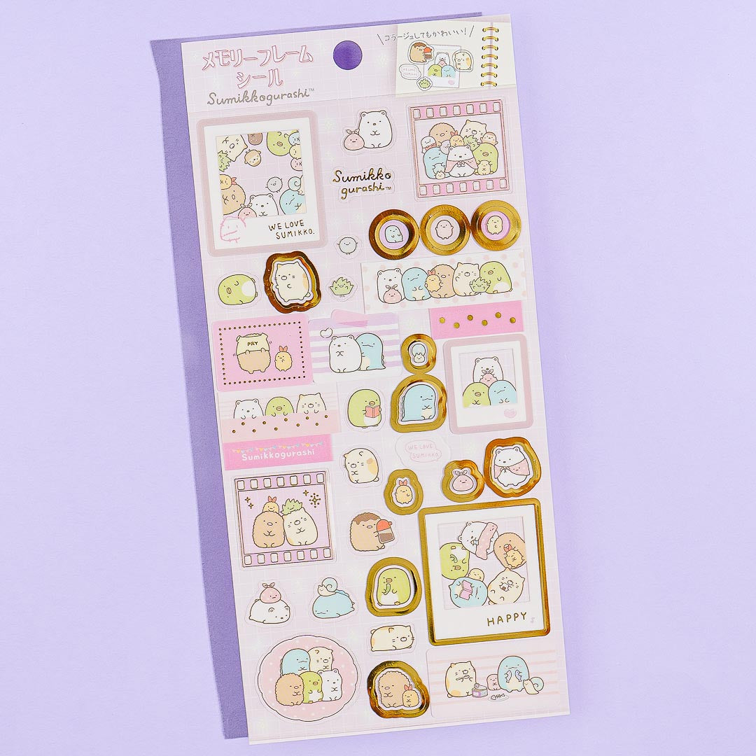 Sumikko Gurashi Memory Frame Sticker Sheet
