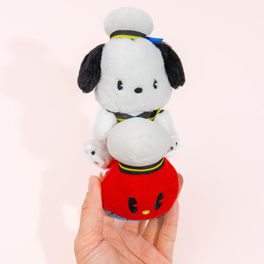Ottotto x Sanrio Characters Plushie Charm & Crackers - Pochacco
