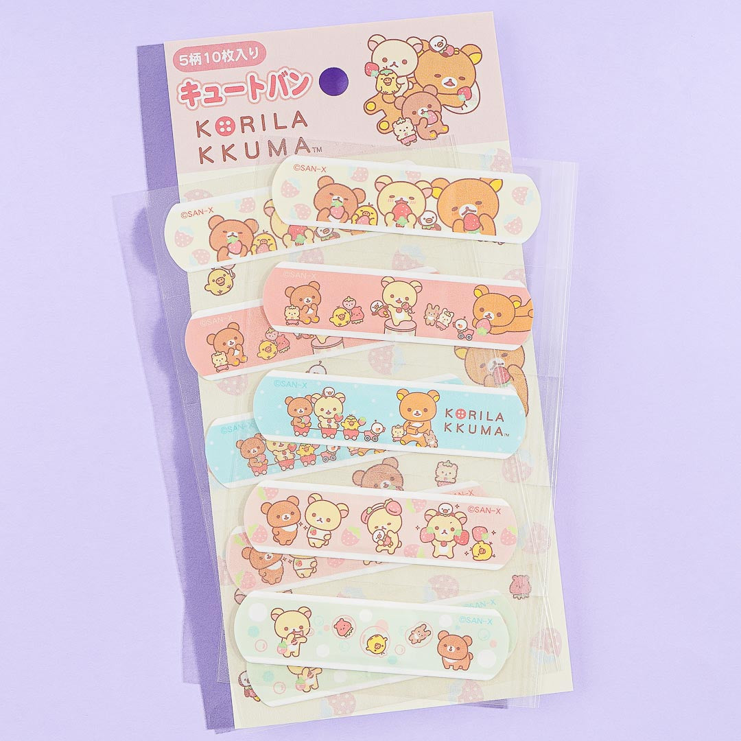 Korilakkuma Full of Strawberry Day Bandage Pack