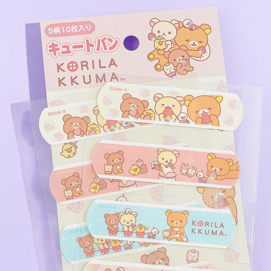 Korilakkuma Full of Strawberry Day Bandage Pack