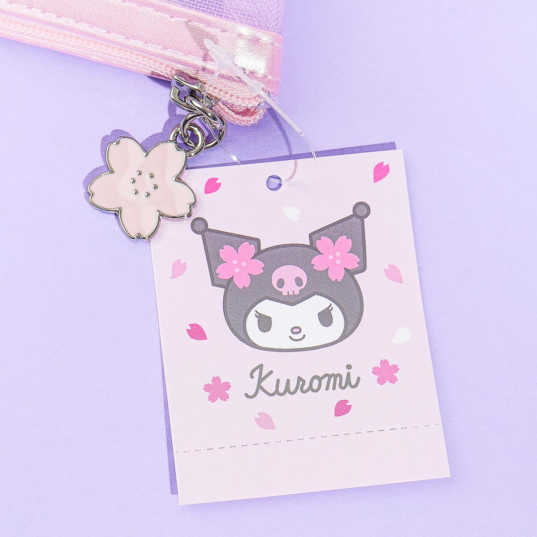 Kuromi Sakura Mesh Pouch