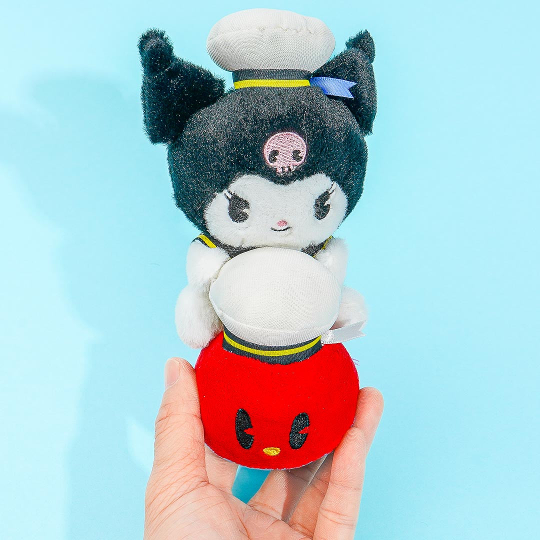 Ottotto x Sanrio Characters Plushie Charm & Crackers - Kuromi