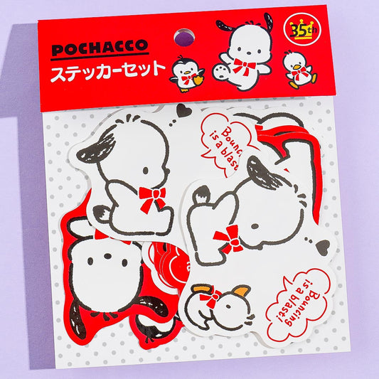 Pochacco Red Ribbon 35th Anniversary Sticker Pack