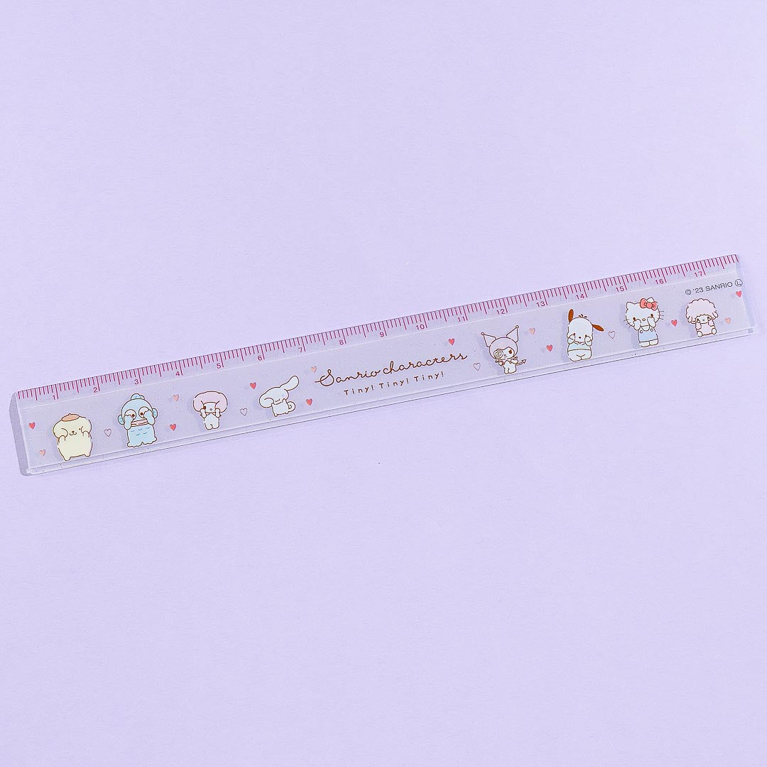Sanrio Characters Tiny Tiny Heart Slim-Type Ruler
