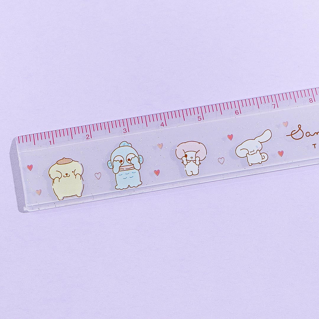 Sanrio Characters Tiny Tiny Heart Slim-Type Ruler