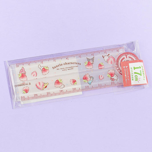 Sanrio Characters Strawberry Day Folding Ruler
