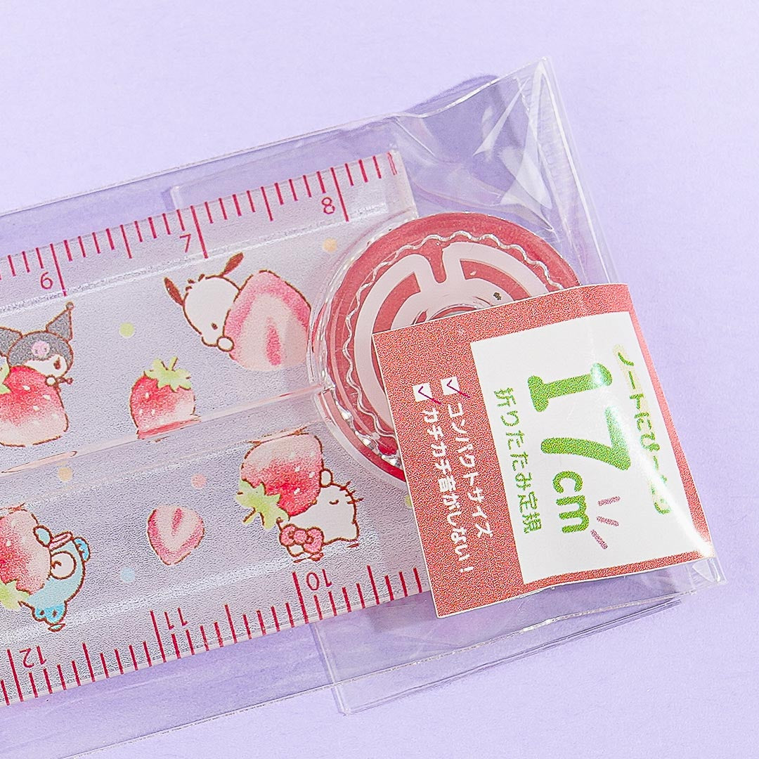 Sanrio Characters Strawberry Day Folding Ruler