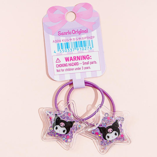 Kuromi Glittery Hair Ties