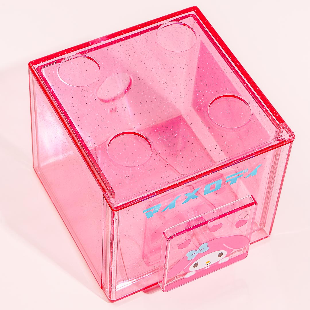 My Melody Glittery Clear Stacking Chest