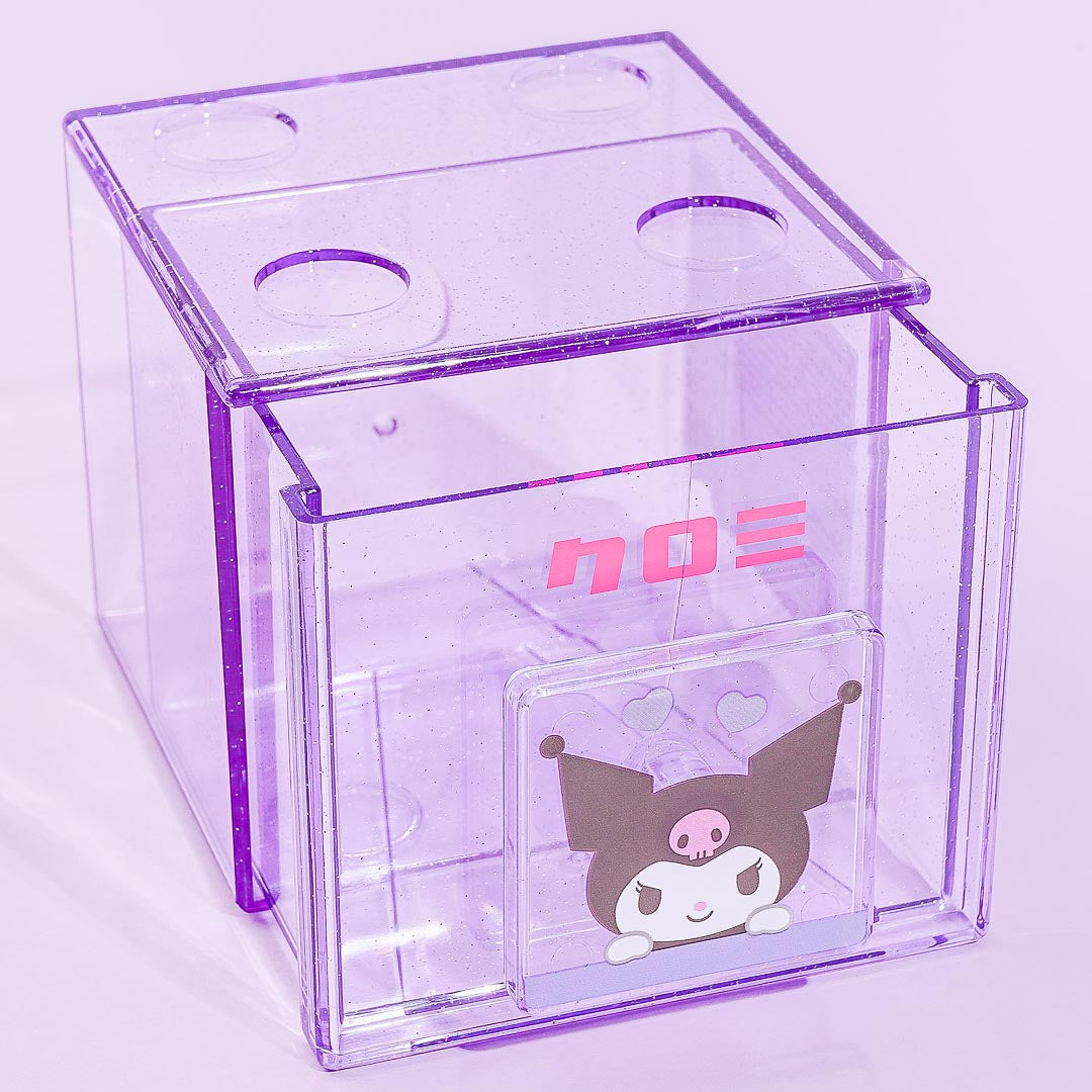 Kuromi Glittery Clear Stacking Chest