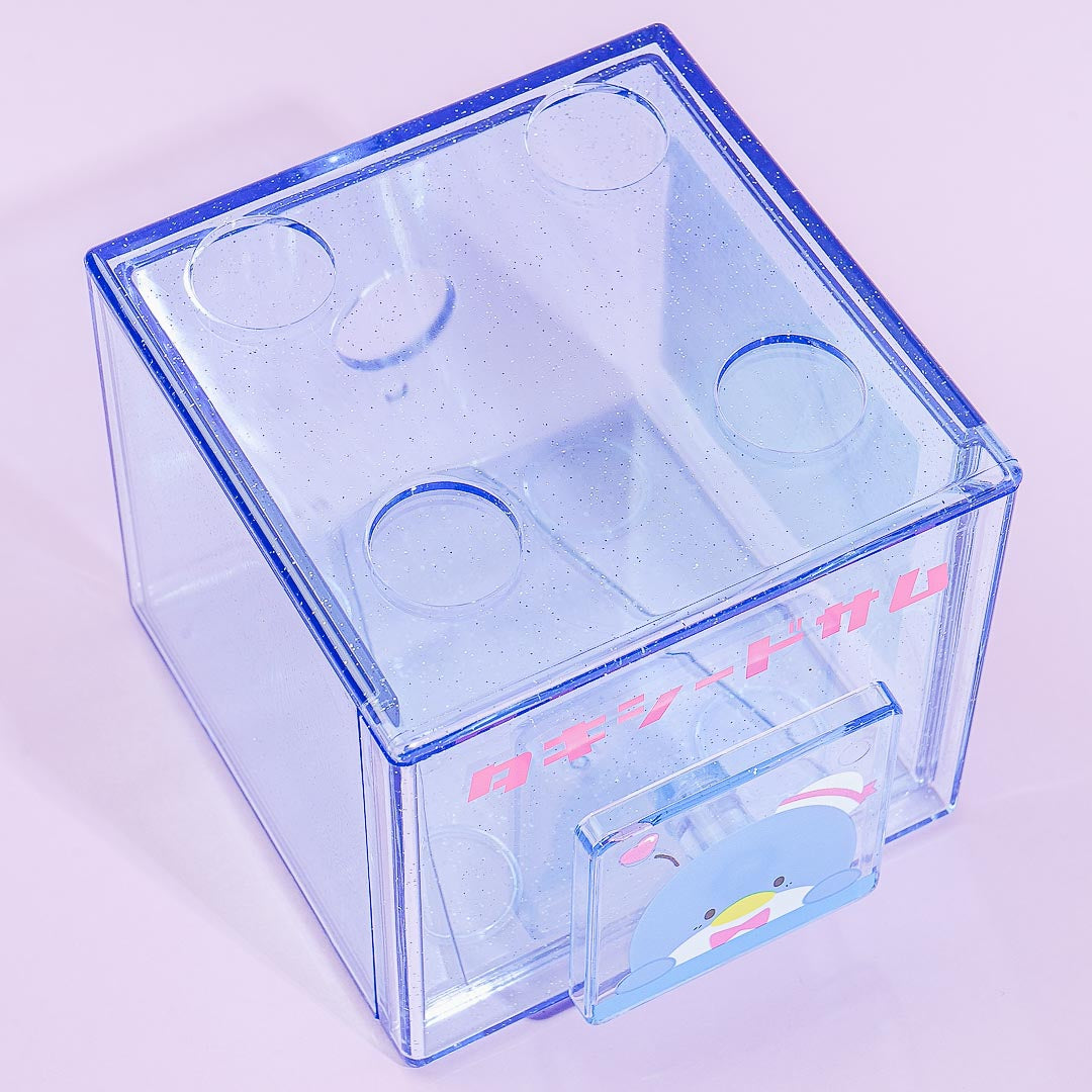 Tuxedosam Glittery Clear Stacking Chest