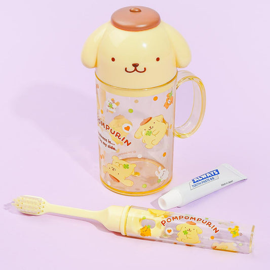 Pompompurin Lucky Toothbrush & Cup Set