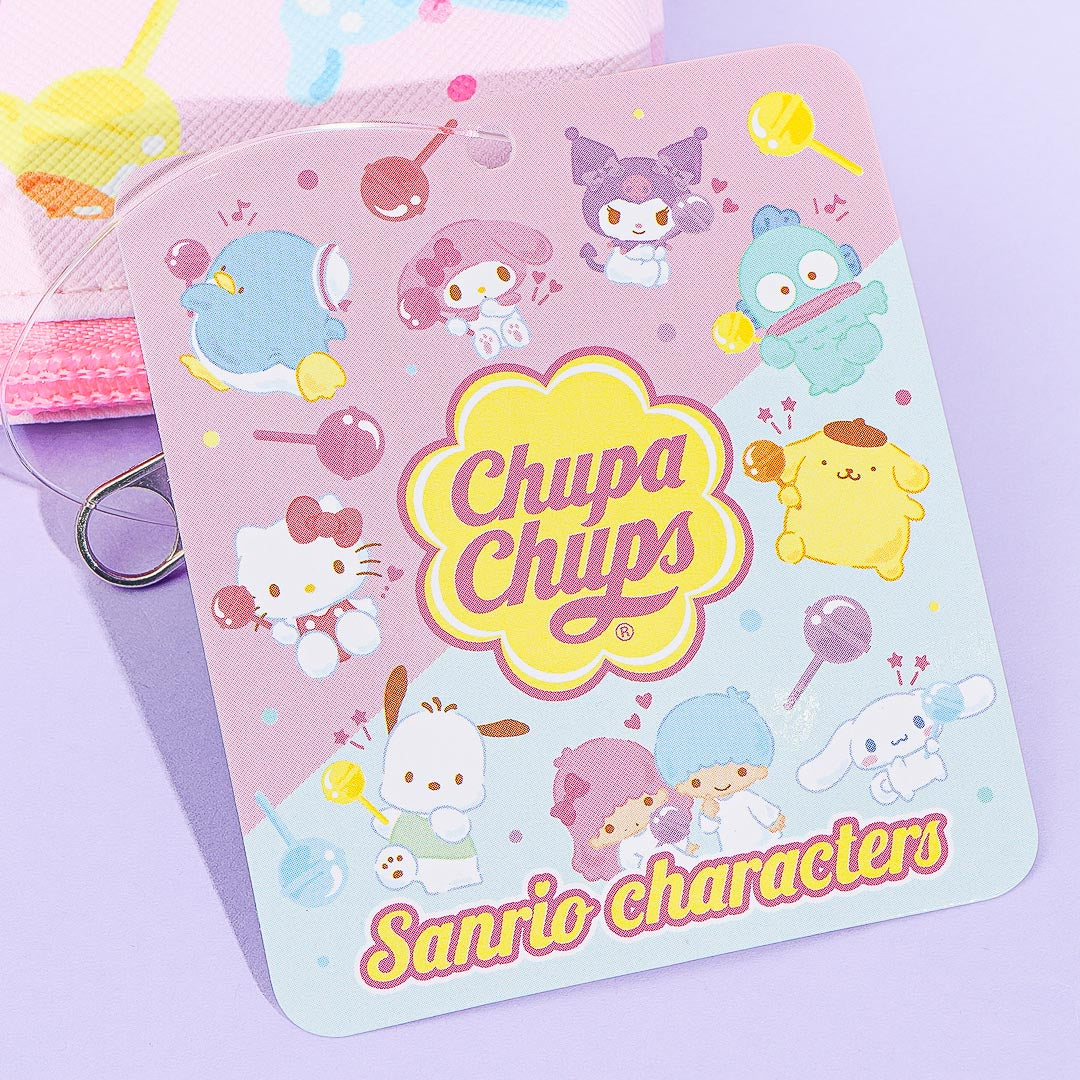 Sanrio Characters x Chupa Chups Cosmetic Pouch - Pink
