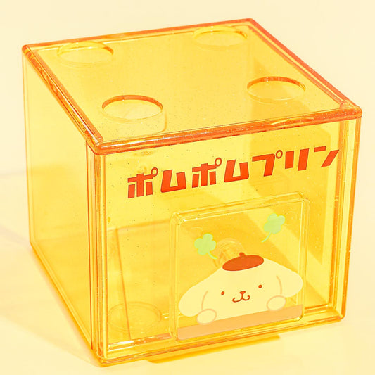 Pompompurin Glittery Clear Stacking Chest