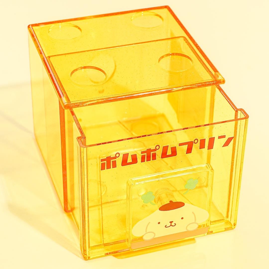 Pompompurin Glittery Clear Stacking Chest
