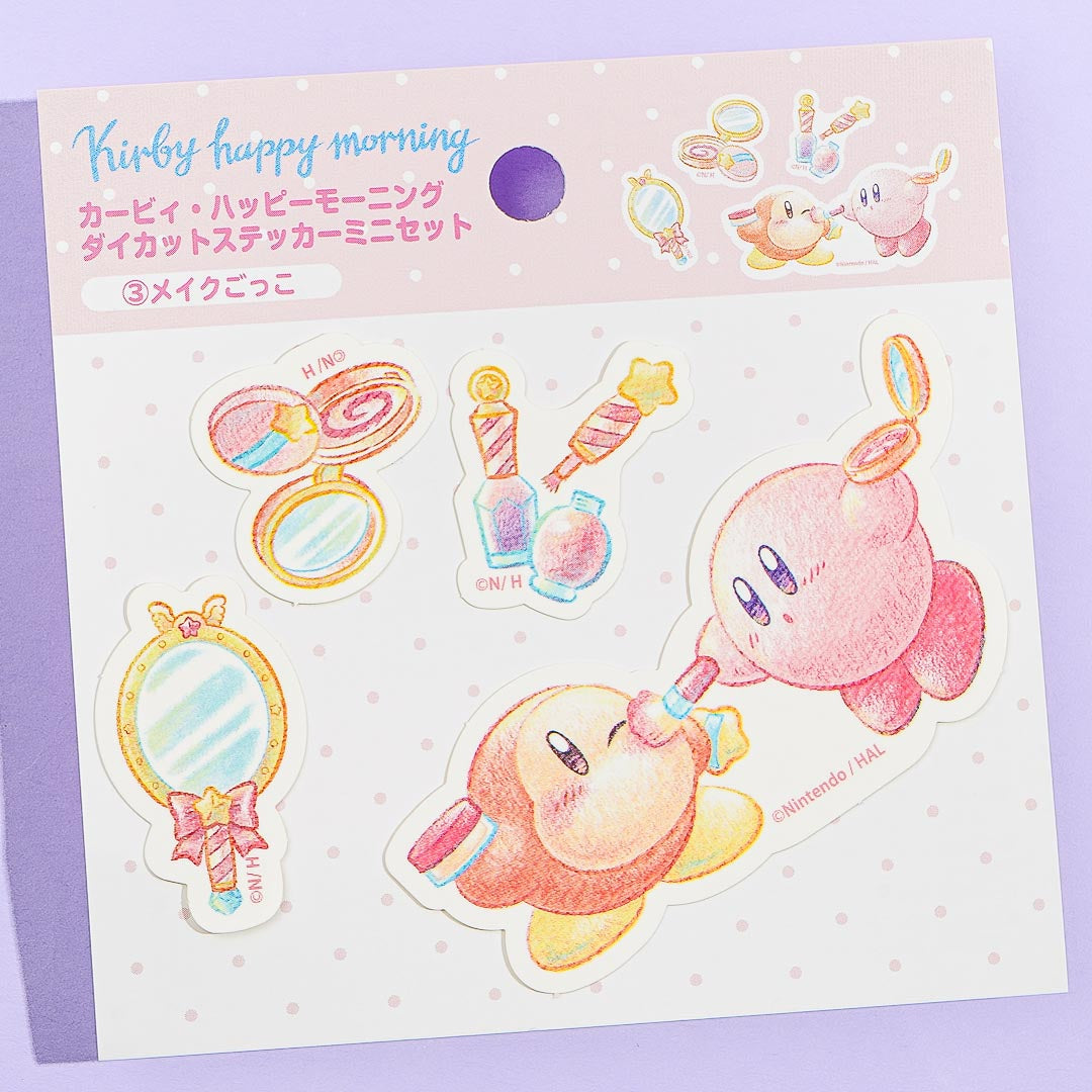 Kirby Happy Morning Die-Cut Sticker Set