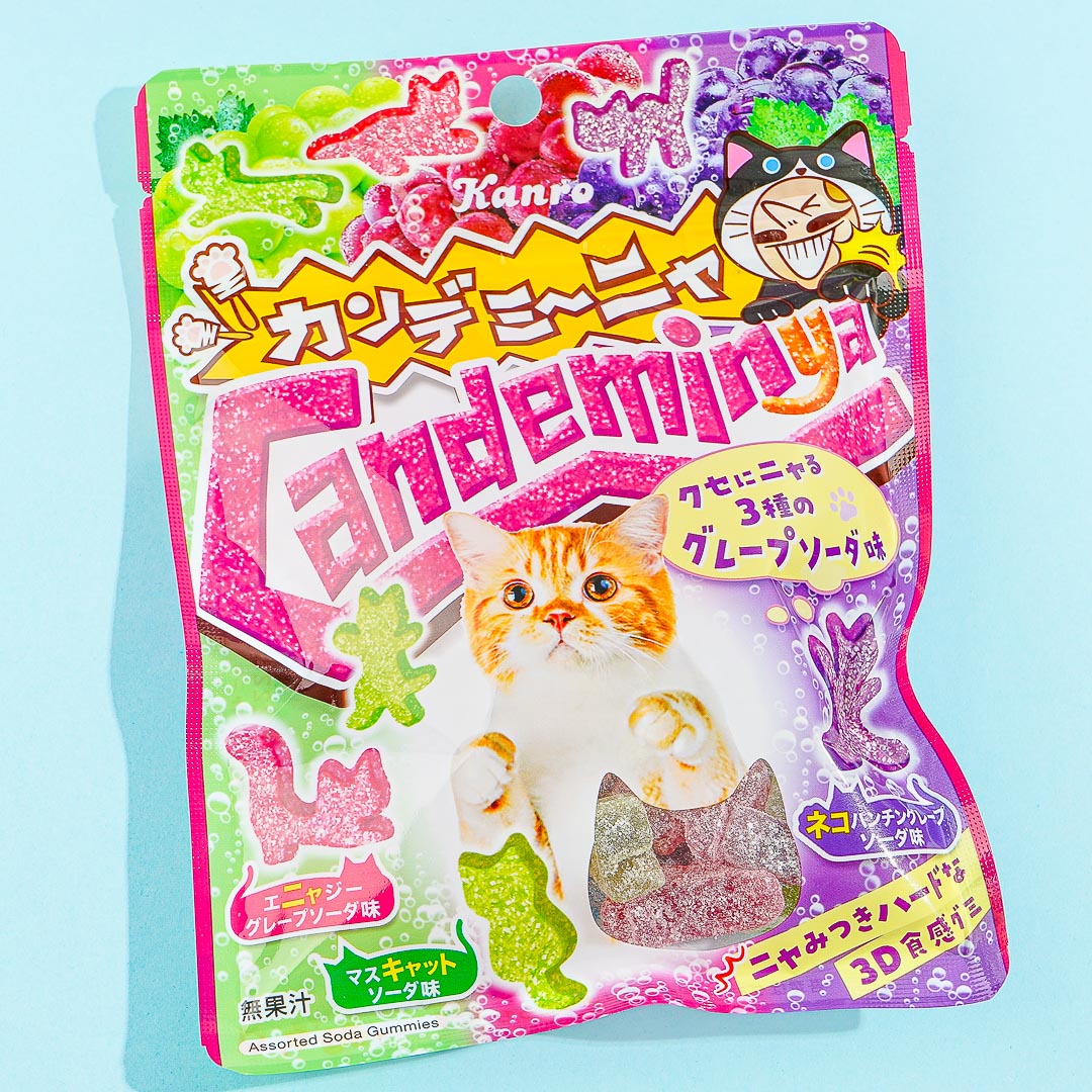 Kanro Candeminya Sour Candy - Assorted Grape Sodas