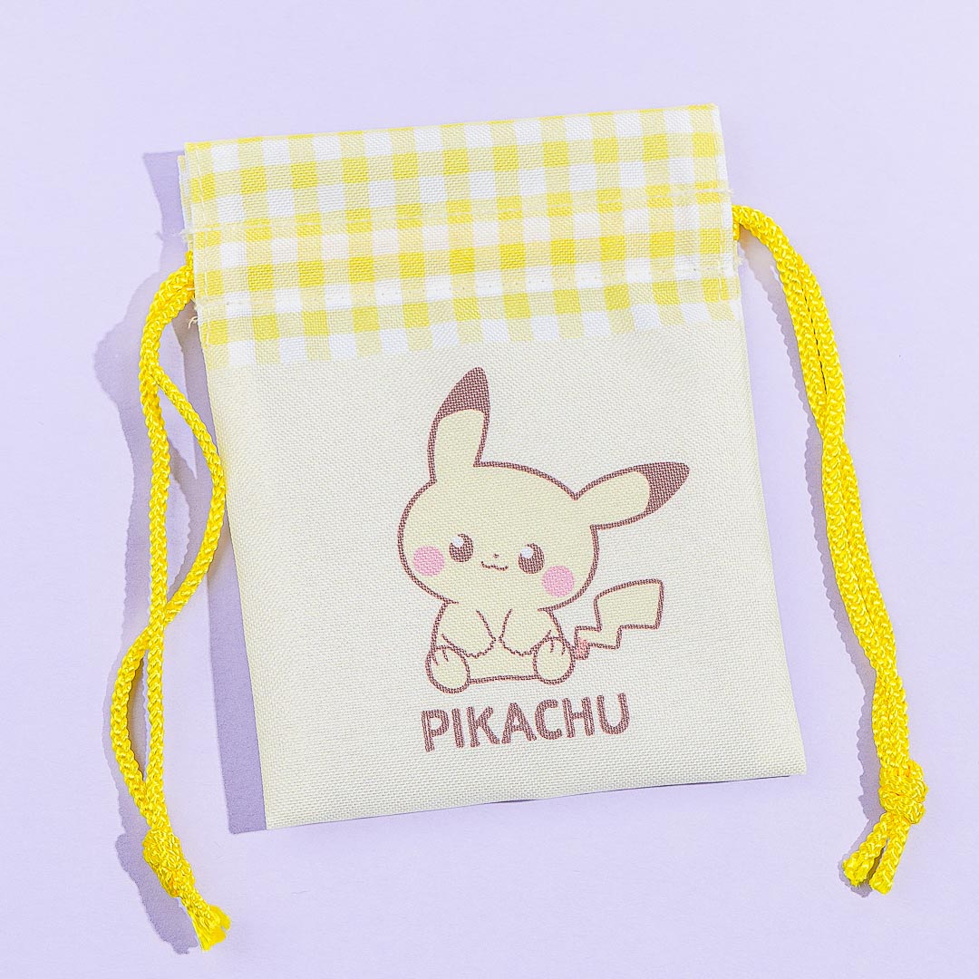 Pokemon Pokepeace Pikachu Mini Drawstring Pouch