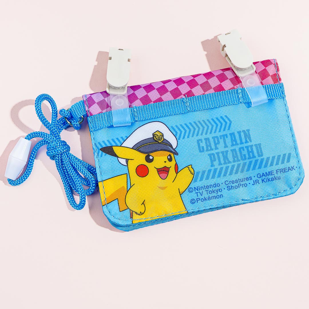 Pokemon Captain Pikachu Mini Pocket Pouch & Sling Bag