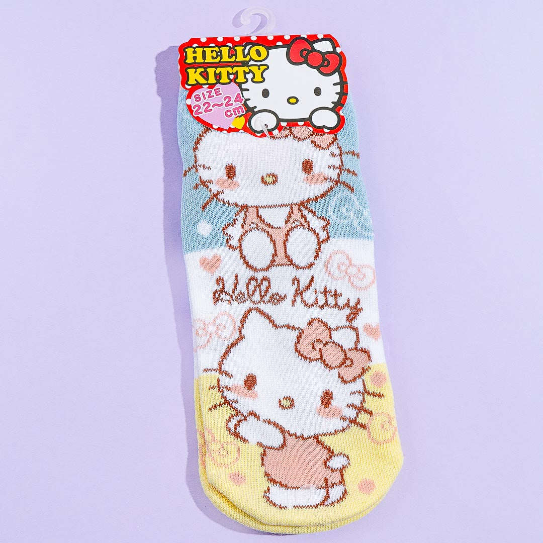 Hello Kitty Hearts & Ribbons Jacquard socks
