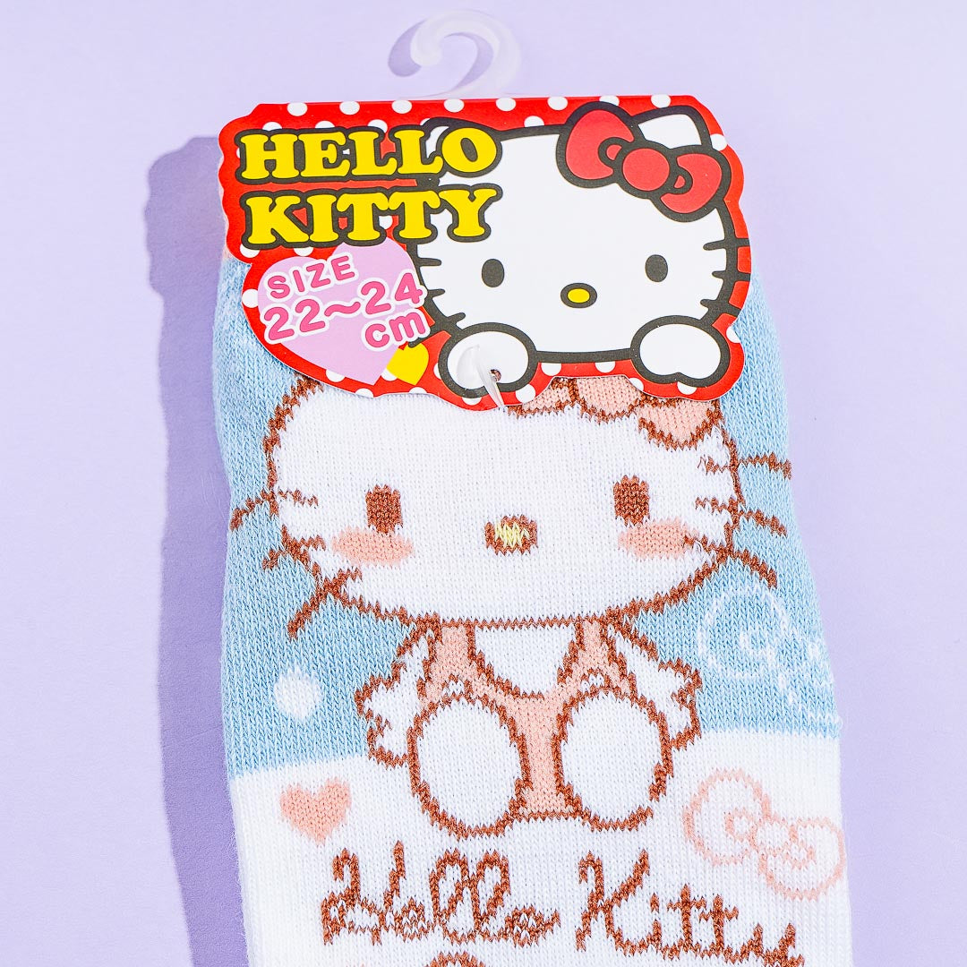Hello Kitty Hearts & Ribbons Jacquard socks