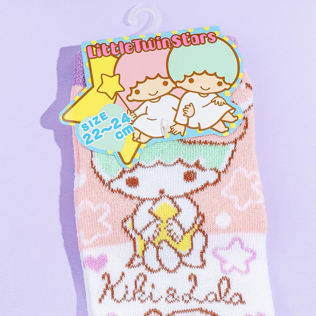 Little Twin Stars Kiki & Lala Jacquard Socks