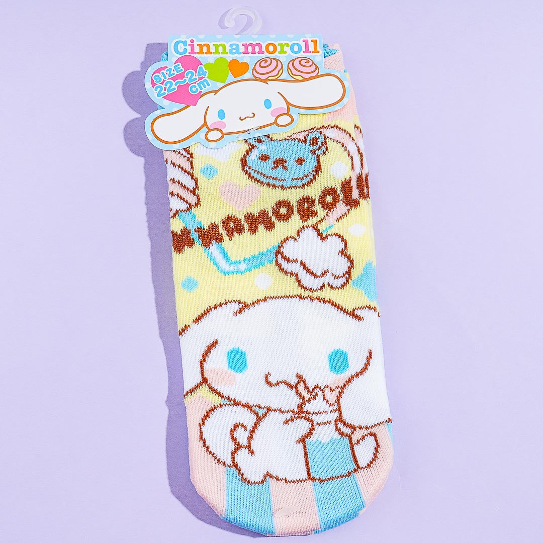 Cinnamoroll Cream  Soda Jacquard Socks