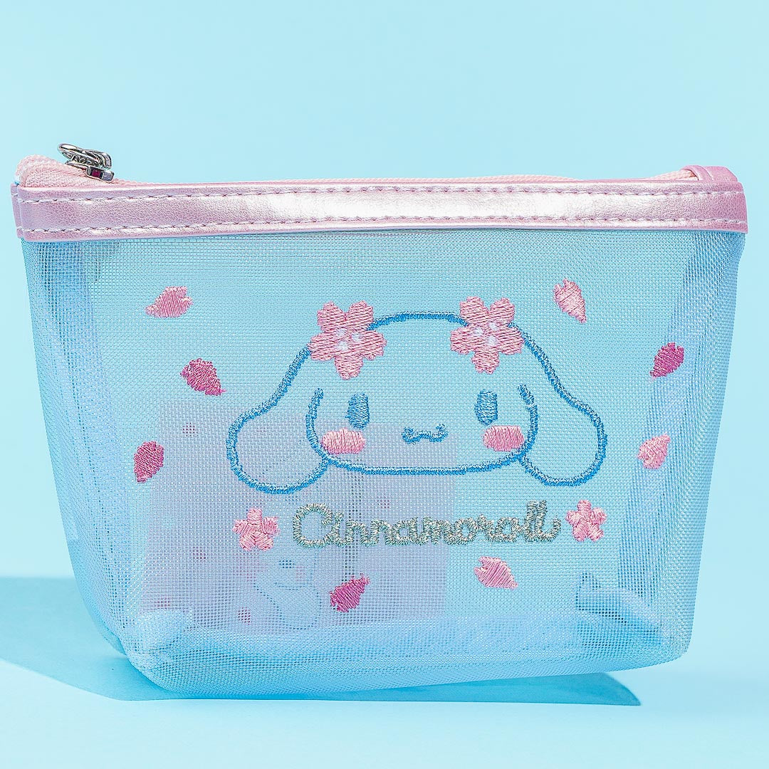 Cinnamoroll Sakura Mesh Pouch