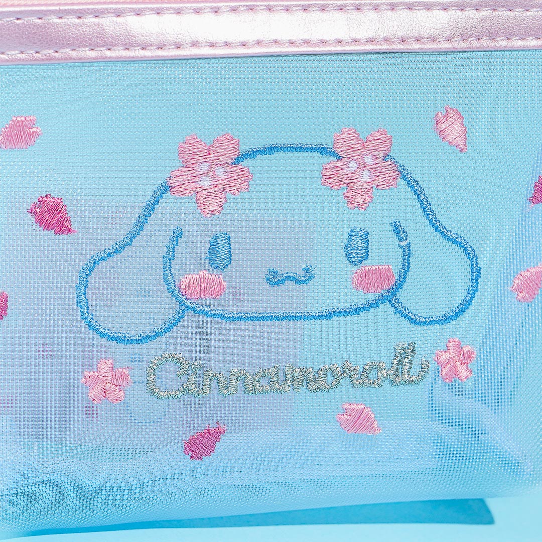 Cinnamoroll Sakura Mesh Pouch
