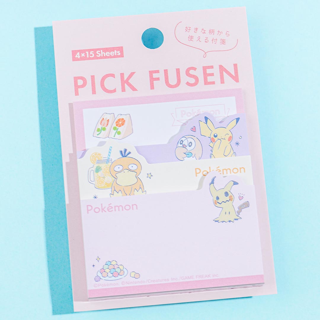 Pokemon  Pastel Pick Fusen Sticky Notes