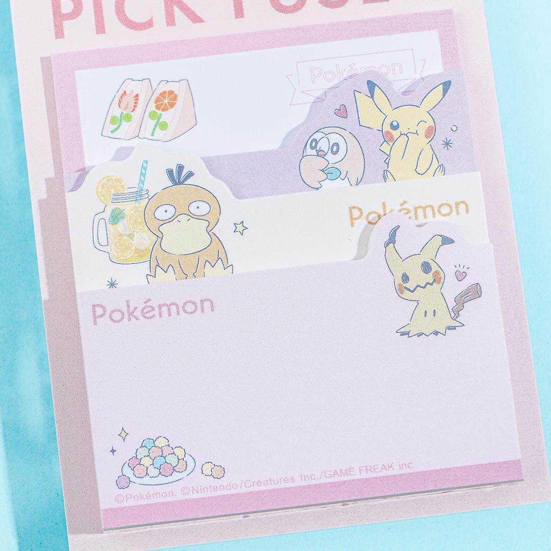 Pokemon  Pastel Pick Fusen Sticky Notes
