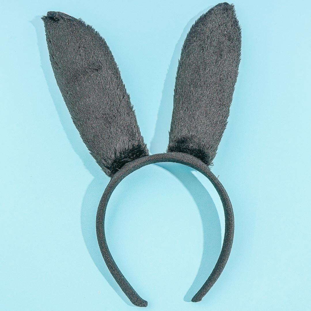 Bunny Ears & Tail Set - Black