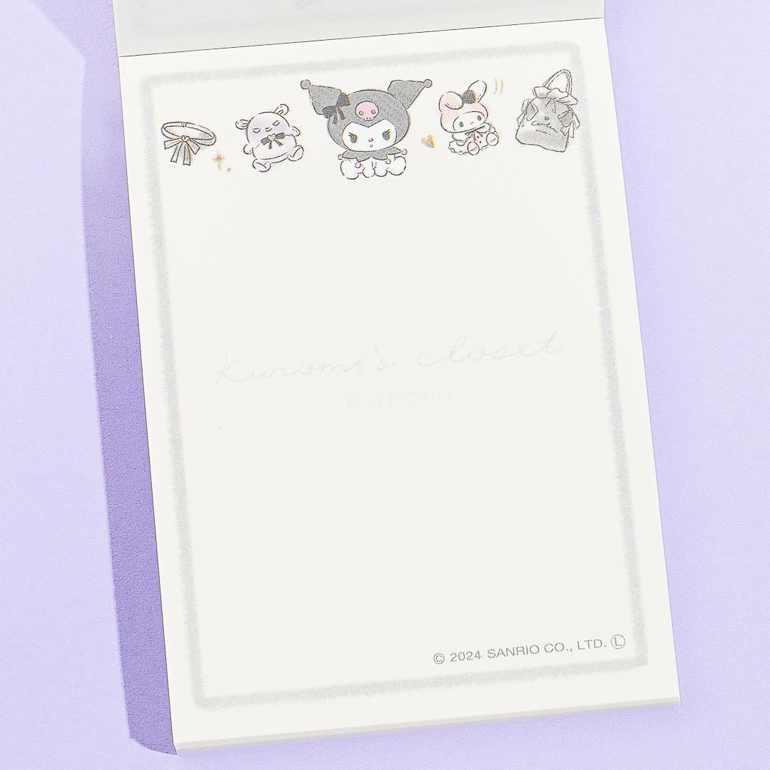 Kuromi's Closet Mini Memo Pad