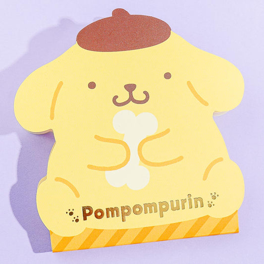 Pompompurin Favorite Things Hug Die-Cut Memo Pad