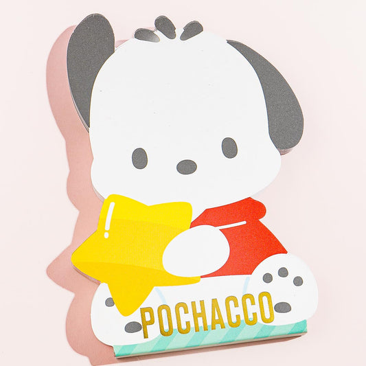 Pochacco Star Hug Die-Cut Memo Pad