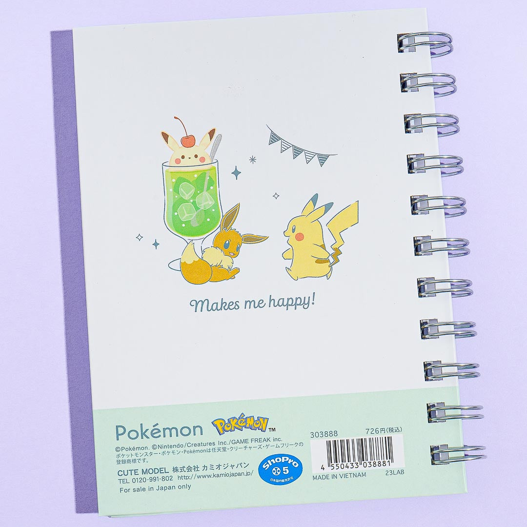 Pokemon Melon Cream Soda Fun A6W Ring Notebook