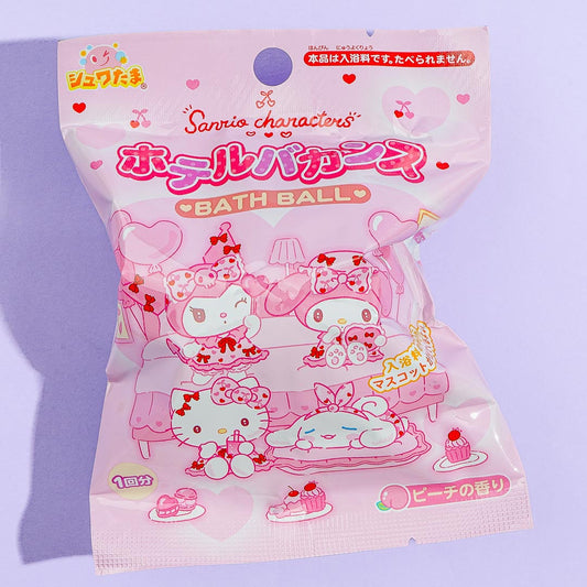 Sanrio Characters Pink Hotel Vacation Bath Ball - Peach