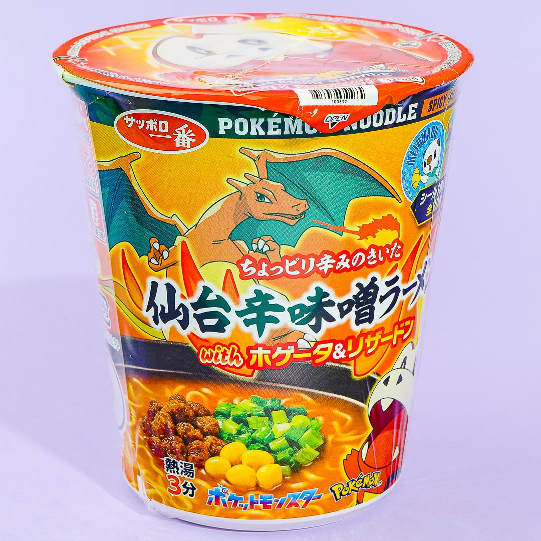 Pokemon Sapporo Ichiban Noodle Cup - Sendai Spicy Miso Ramen