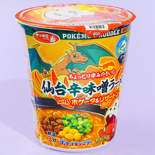 Pokemon Sapporo Ichiban Noodle Cup - Sendai Spicy Miso Ramen