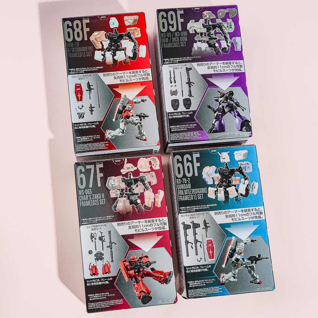 Mobile Suit GUNDAM G Frame FA U.C. 0079 Figure With Gum