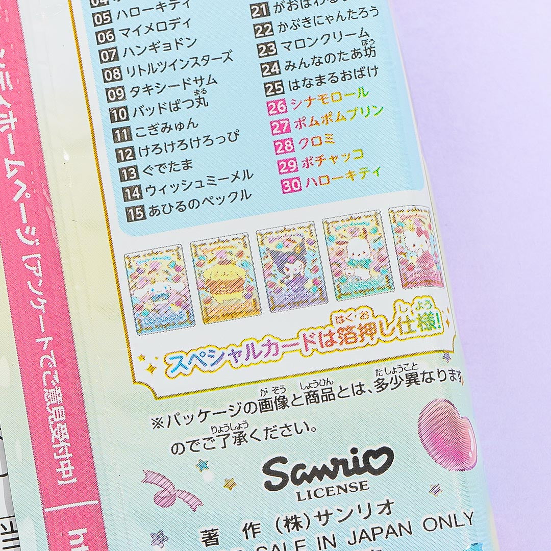 Sanrio Characters Wafer Vol. 6 With Card