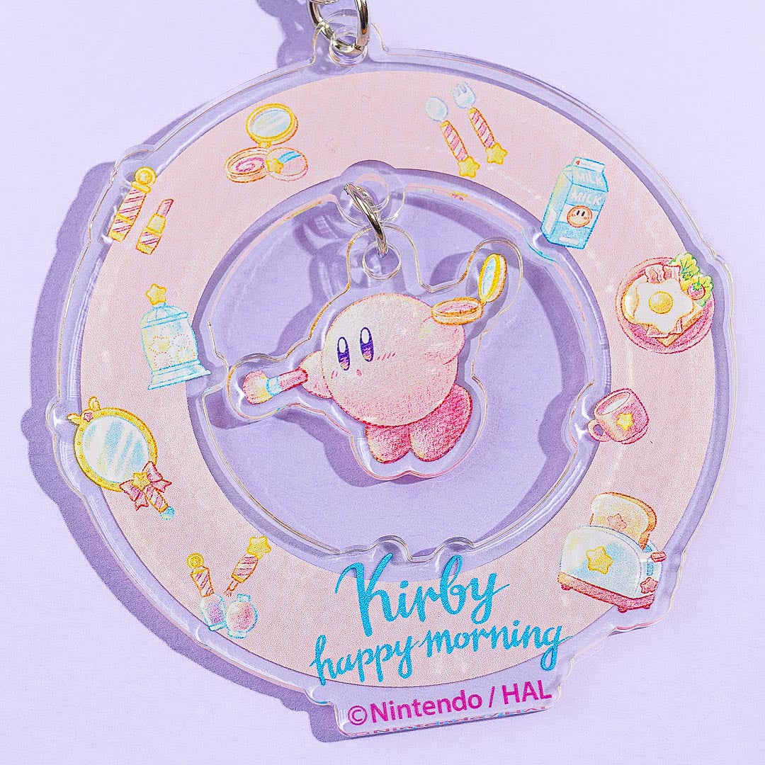 Kirby Happy Morning Acrylic Swaying Charm