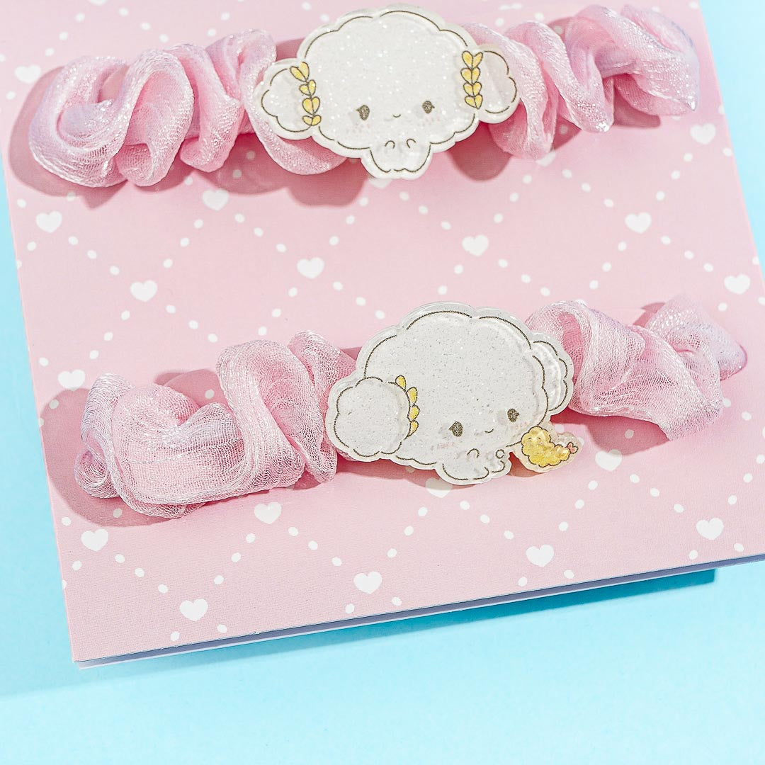 Cogimyun Dress-Up Hair Scrunchie Set - 2 pcs